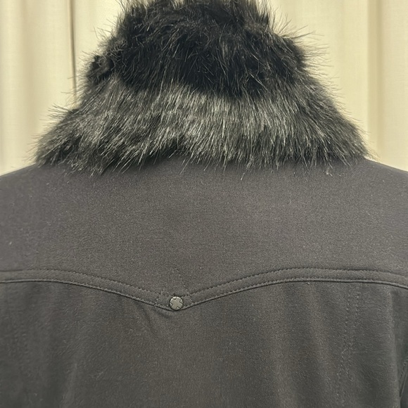 Liverpool black Ponte fabric for trimmed jacket size large - Picture 5 of 8